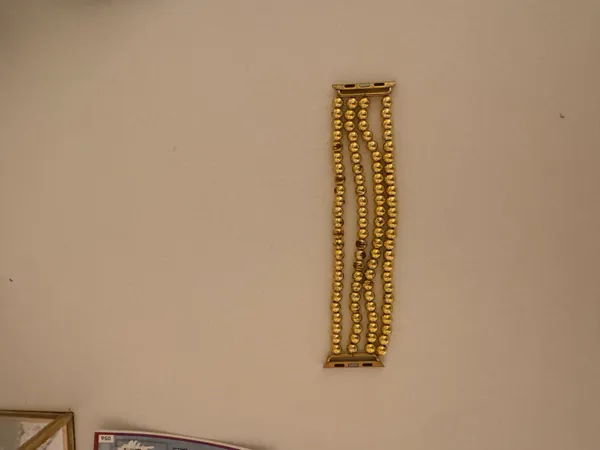 BaubleBar Gold Beaded Apple Watch Band - Image 3
