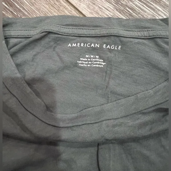 American Eagle Green Short Sleeve Tee - Image 2