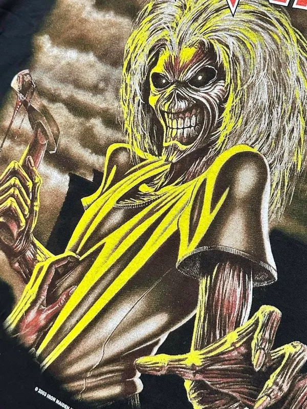 Hanes Iron Maiden Killers Heavy Metal Rock Album Shirt - Image 3