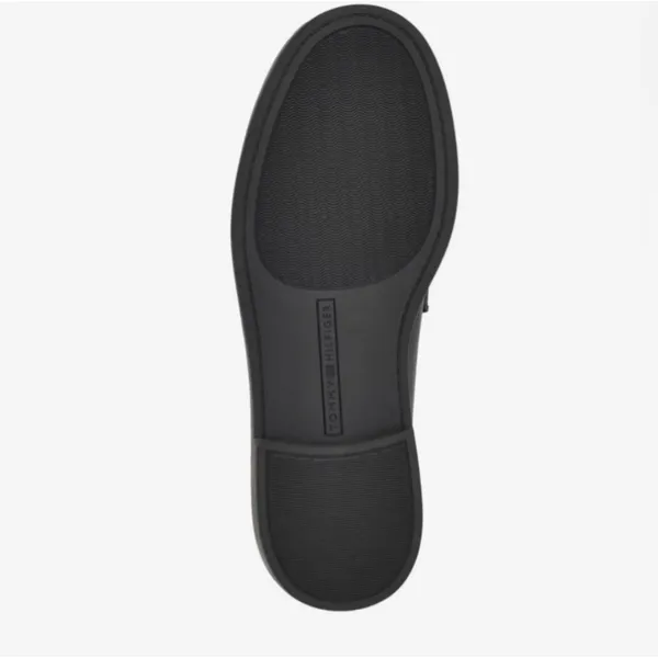 NEW Tommy Hilfiger Women’s Size 7.5 Black Terina Faux Leather Loafers - Image 3