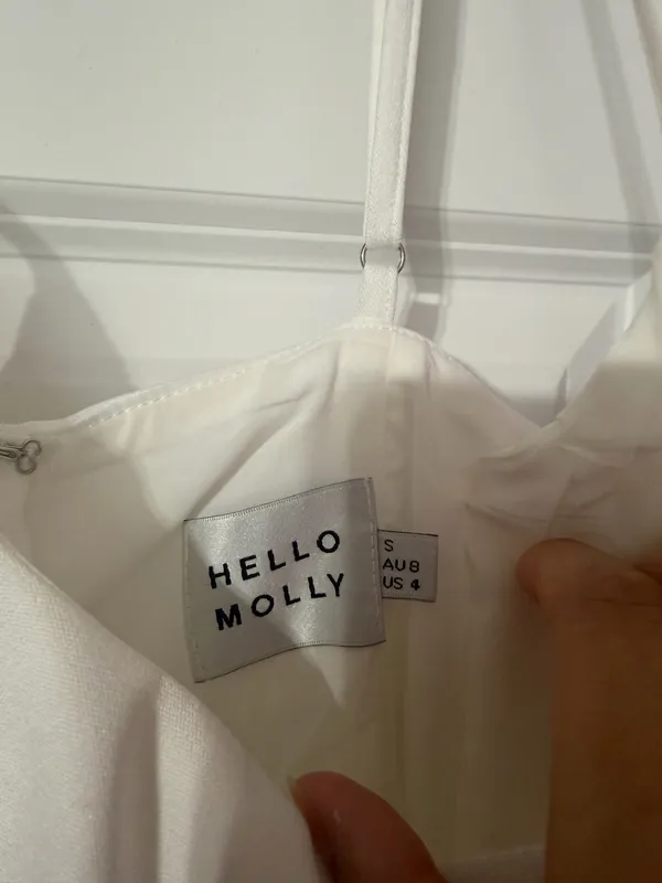 Hello Molly Dress white - Image 3