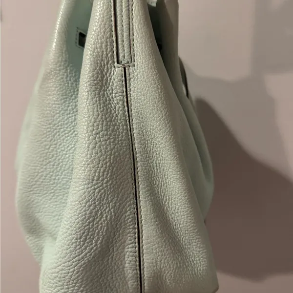 KATE SPADE Grey Street Tiny Cooper Turquoise Leather Crossbody Bucket‎ Bag - Image 14
