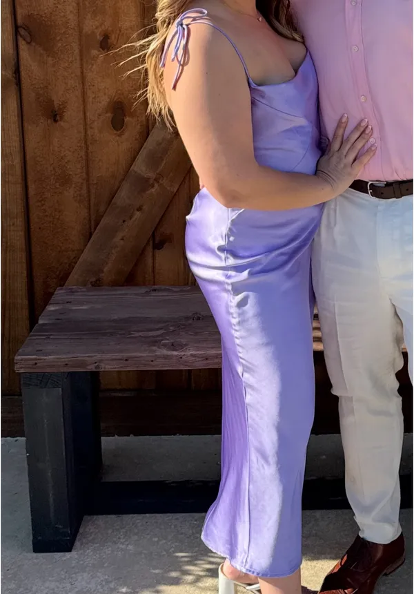 Hello Molly Lavender Slip Dress - Image 5