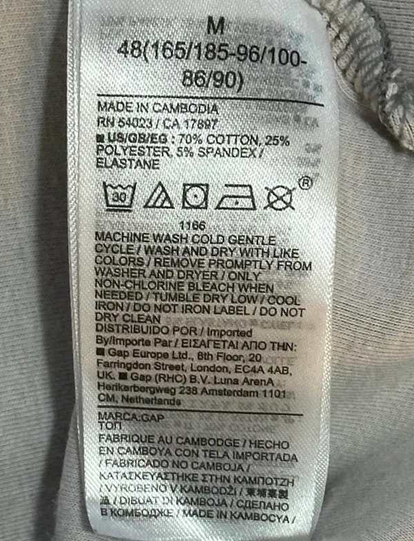 Gap Heather Grey Performance Pullover Hoodie - Image 6