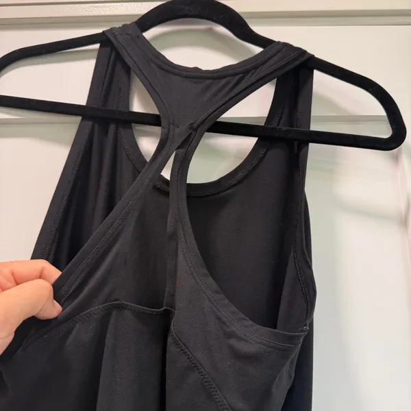 Athleta Black Racerback Tank Top - M - Image 3