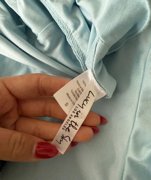 Lucy in the Sky Blue Midi Dress - Image 6