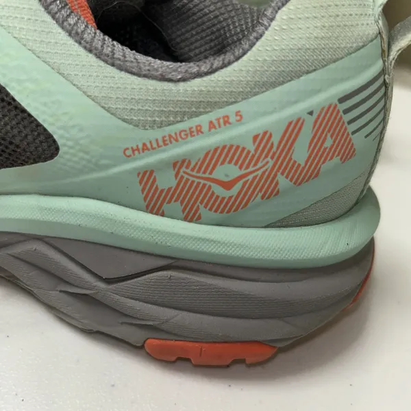 Hoka One One Womens Challenger ATR 5 Trail Running Shoes Teal/Gray Size 8.5 - Image 7