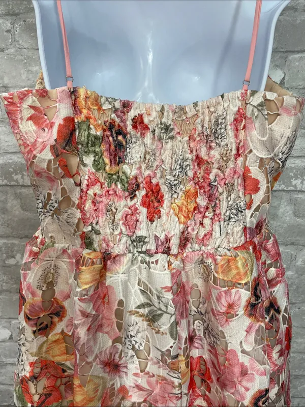 Chelsea28 Print Lace Midi Sundress - Image 5