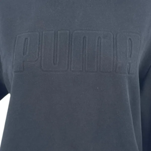 Puma Women's Black Logo Yoga Athletic Activewear Sweater Hoodie Sweatshirt Top M - Image 4