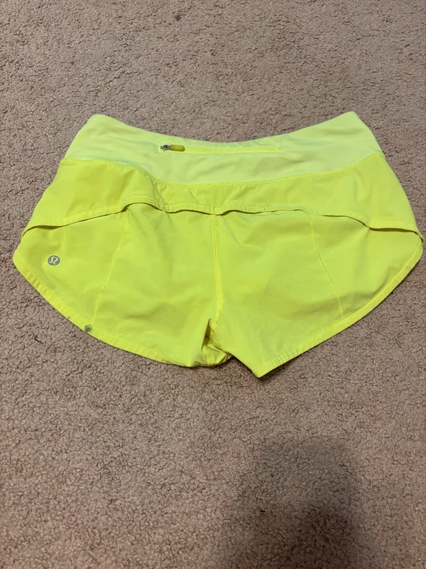 Yellow Lululemon Shorts - Image 2