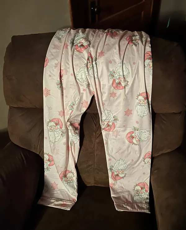 Christmas Pjs Pink Size M - Image 3