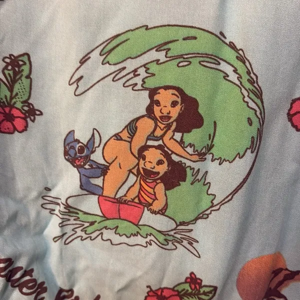 Lilo & Stich NWOT project piece Hawaiian shirt- S/M - Image 5