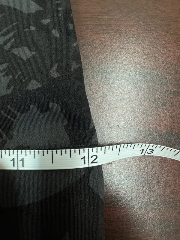 Aerie Tropical Print Black Hi-Rise Bike Shorts Size Small - Image 7