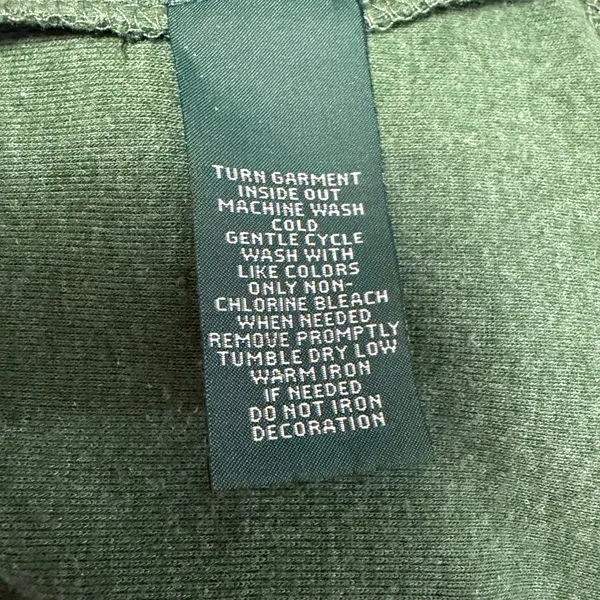 Lauren Jeans Co Ralph Lauren Top Small Green Elbow Patches Shoulder Zip Preppy - Image 9