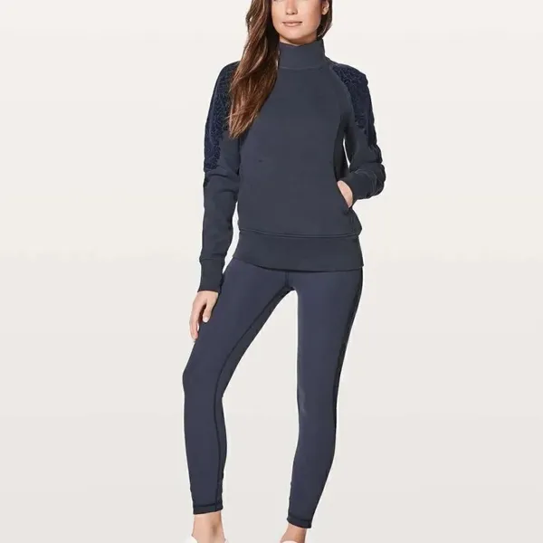Lululemon Floral Flocked Sweatshirt  - Image 3