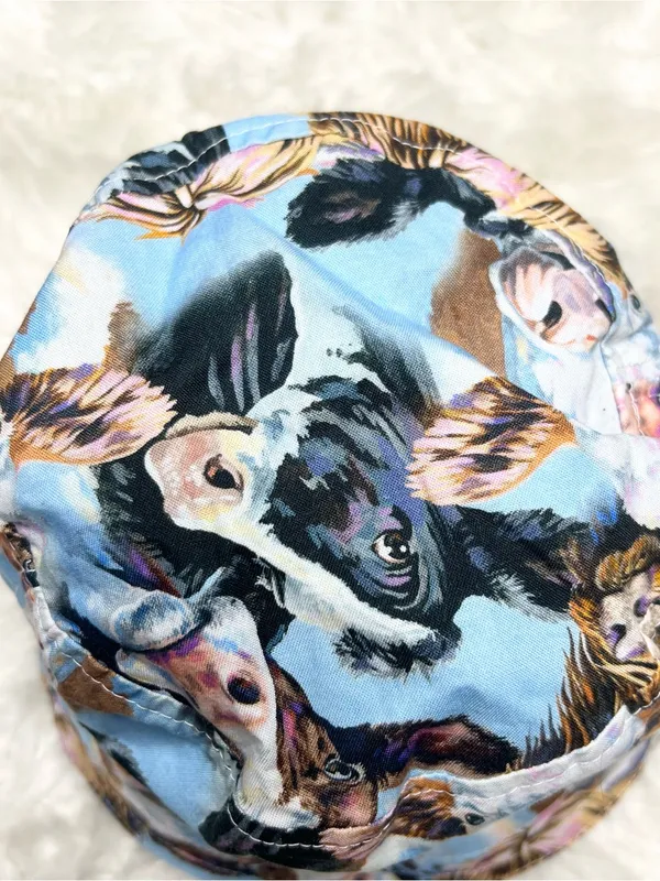 Highland Cow Print Bucket Hat - Image 7