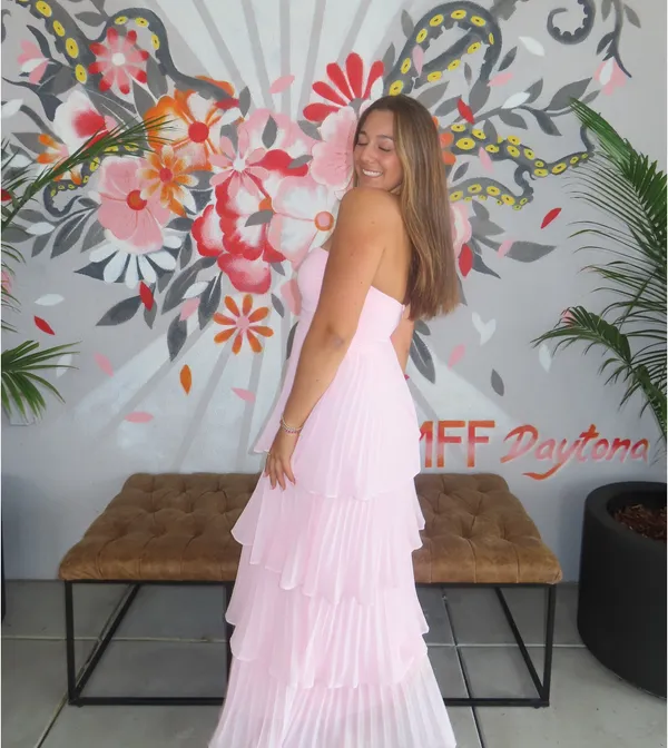 Lulus Prom Dress in Pink - Image 3