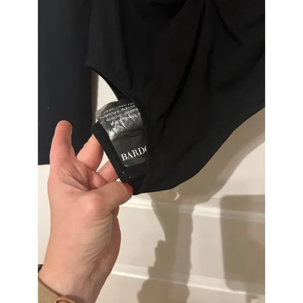 Black Bardot Bodysuit Size xs - Image 5