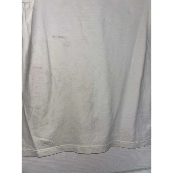Flawed Y2K Deadstock Ralph Lauren Jeans Co White T-Shirt Flag Logo S - Image 9