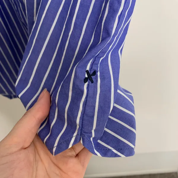ALEX MILL Kristen Shirtdress in Stripe Mini Button Down XS - Image 6