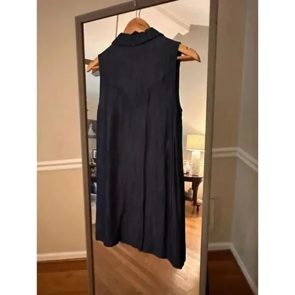 Honey Punch Denim Shift Dress Small - Image 3
