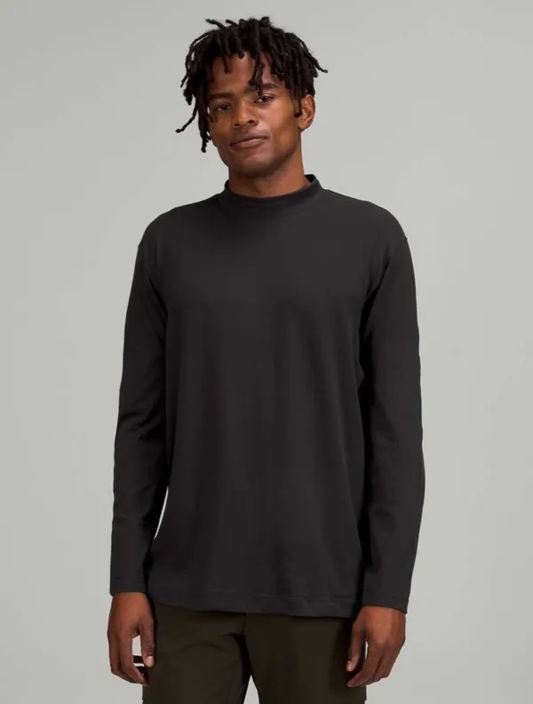 Lululemon Rulu Mock Neck Long Sleeve Shirt Black XL - Image 4