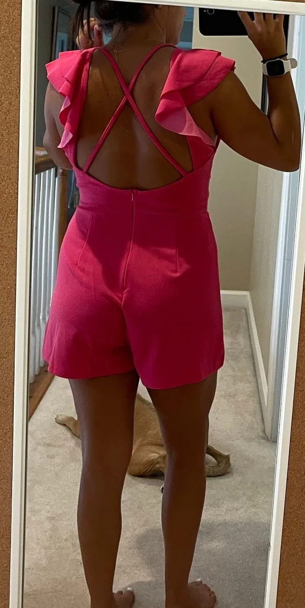 Boutique Romper Pink Size M - Image 4