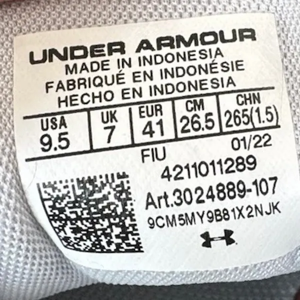 Under Armour Charged Pursuit 3 Women's Running Shoes Size 9.5 Light Blue NEW - Image 6