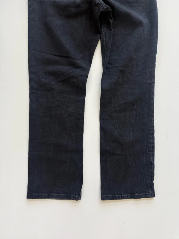 Zara Black High Waisted Straight Legged Jeans size 8 - Image 6