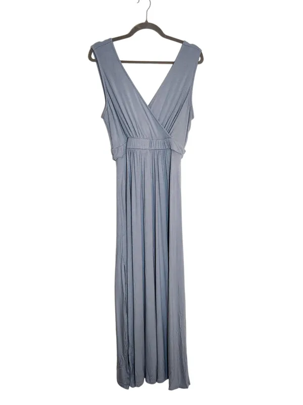 Lulus Dusty Mint Boho Sleeveless Maxi Dress with Tie Waist Size XL NWT - Image 2