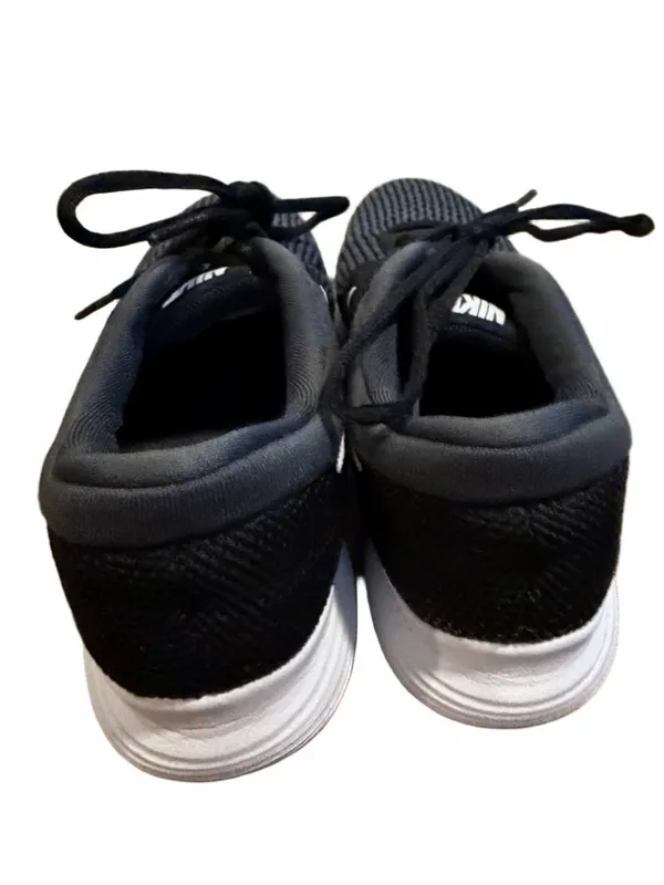 Nike Black and White Mesh Training Sneakers - Image 2