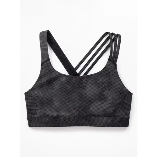 New Athleta S Train Free Reflective Sports Bra Black Small Cup A-C - Image 4
