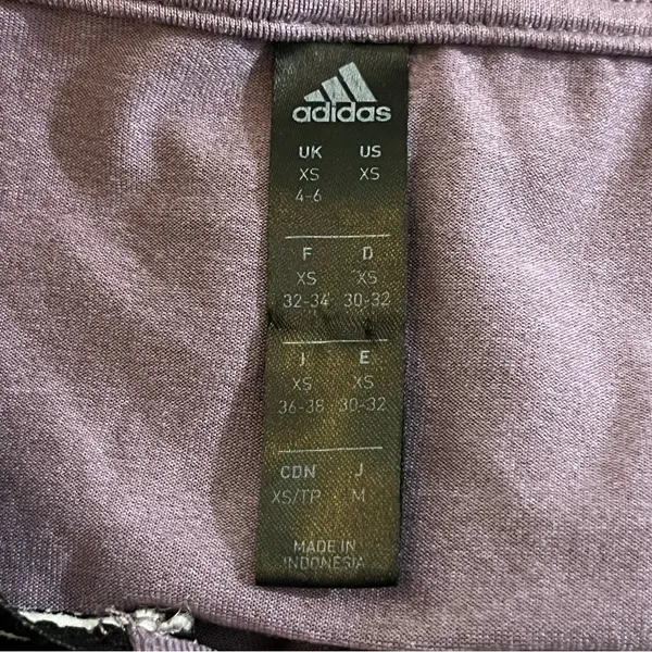 Adidas Women’s Training 3-Stripe Tank Top Lavender XS - Image 9