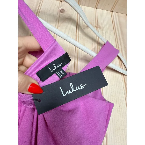 NWT Lulus Always Beautiful Rose Pink Sleeveless Tulip Midi Dress Cocktail Sz XS - Image 7