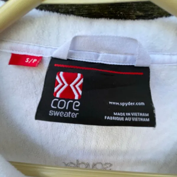 Spyder Core sweater jacket size small fleece lined full zip. - Image 5
