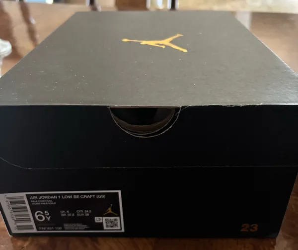 Air Jordan 1 Low SE Craft GS 'Pale Ivory' - Image 8