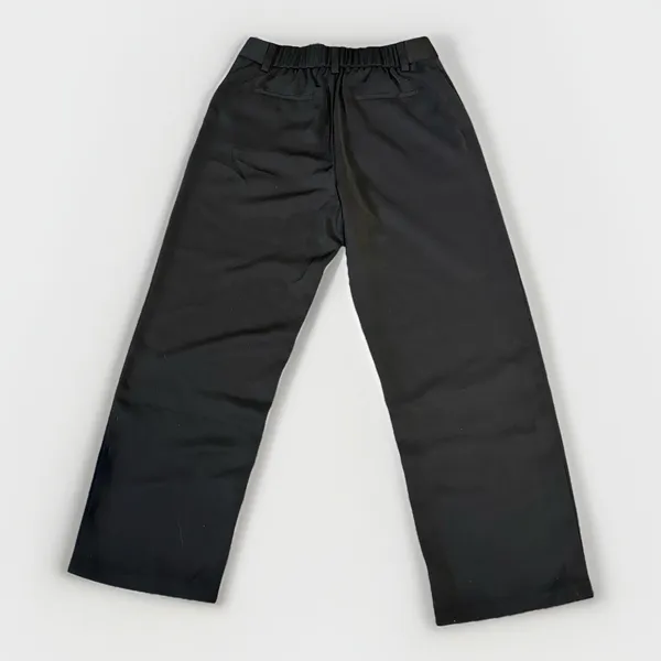 Quince Quick Stretch Crepe Paperbag Pants Women's Size 6 Black High Waisted - Image 3