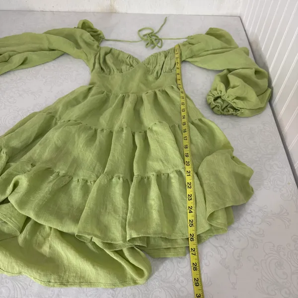 Princess Polly Long Sleeve Open Back Mini Dress Size 4 - Image 9