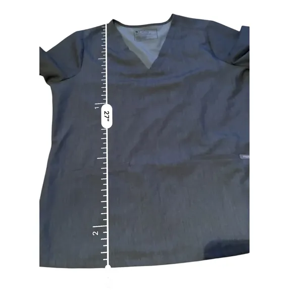 FIGS Technical Collection Casma Scrub‎ Top Women's Medium Graphite Gray - Image 7