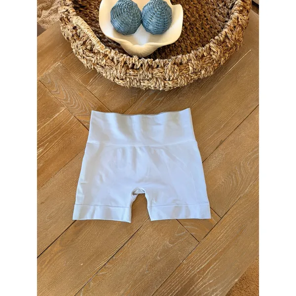 SET ACTIVE‎ SCULPTFLEX Bike Shorts Womens Light Blue Medium - Image 2
