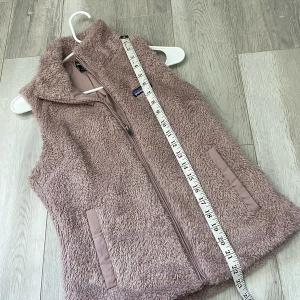 Patagonia Fleece Vest los gatos full zip collared womens Pink (small) gorpcore - Image 5