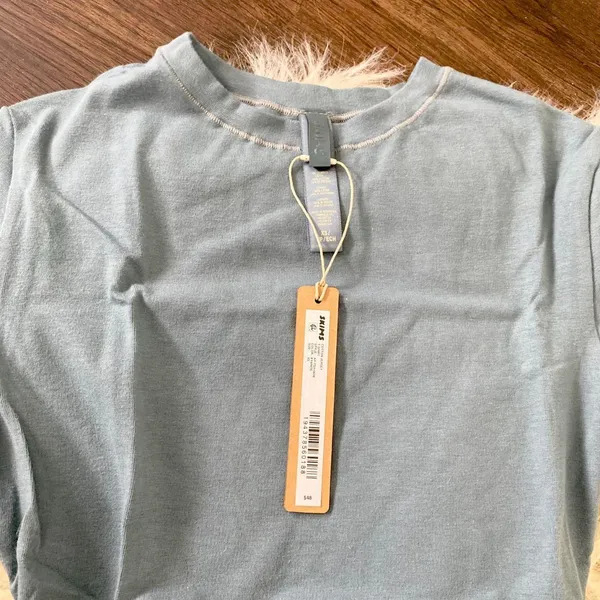 NWT Skims Cotton Jersey T-Shirt in Kyanite XS - Image 3