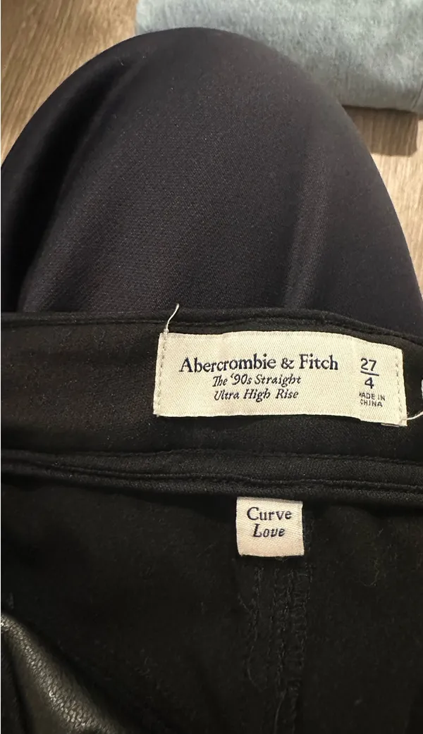 Abercrombie High-Rise Leather Pants - Image 5