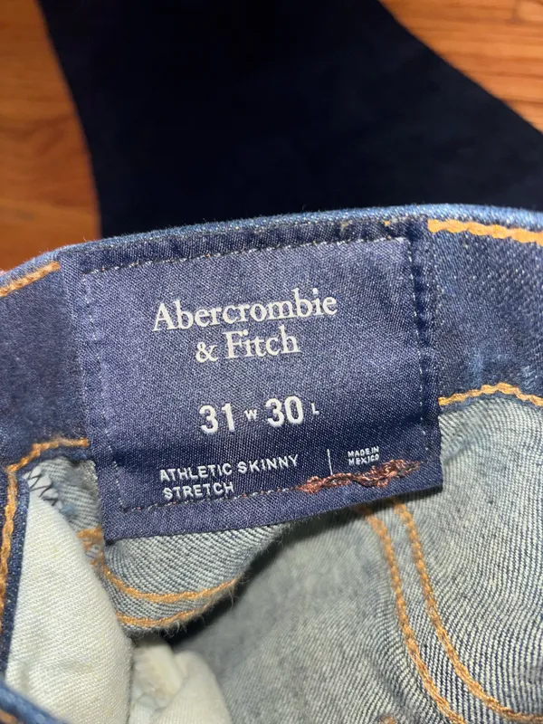 Abercrombie & Fitch Men’s Athletic Skinny Stretch Jeans - Image 3