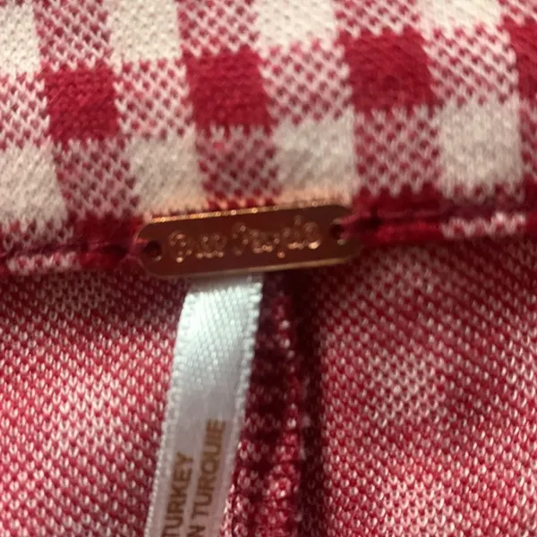Red checkered pants from Free People SZ 6 - Image 6