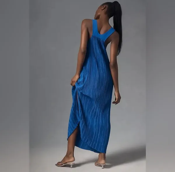 Blue Anthropologie Dress - Image 2