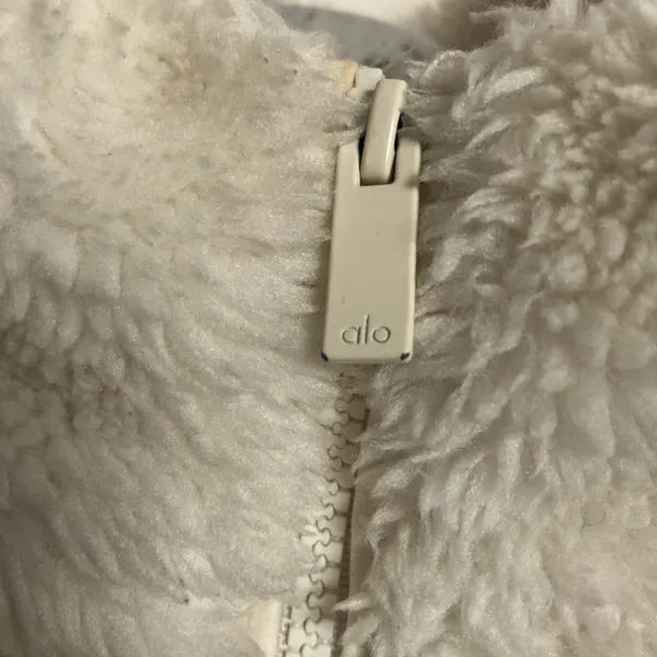 Alo Foxy Sherpa Jacket Ivory XS - Image 4