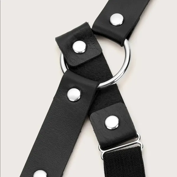 Studded O Ring Thigh Garter Harness New - Image 3