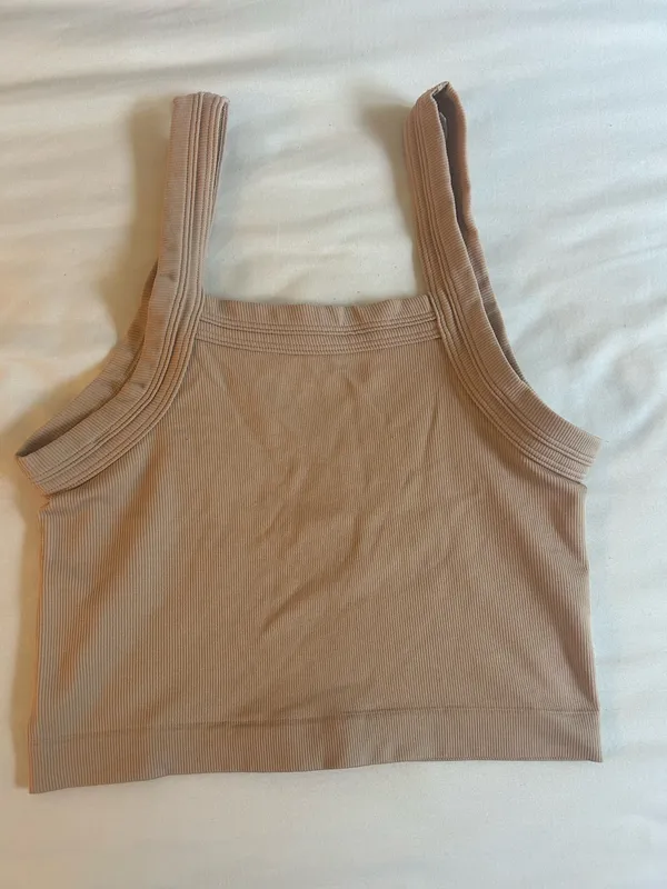 Out From Under Urban Outfitters Ribbed Square Neck Crop Top - Image 2
