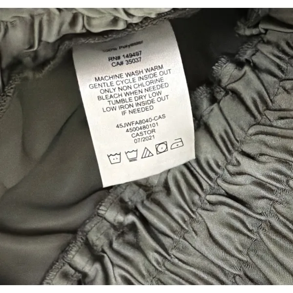 Joe's Jeans Satin Green Cargo Pants Relaxed Utility Drawstring Joggers Medium - Image 5